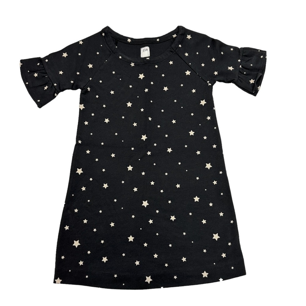 Gap Kids Black Dress with Stars size 6/7